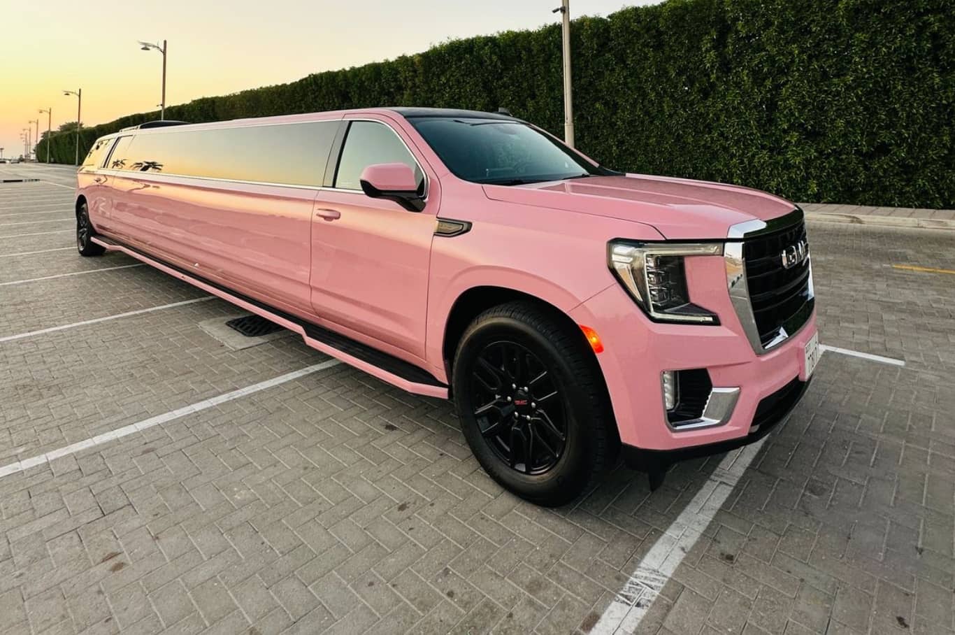 GMC Yukon Malala Edition Pink Limo [20 Seater] 1